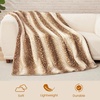 image:imageCozy Bliss Cow Print Faux Fur Throw Blanket Animal Printed Blankets Super Soft Warm Thick Fluffy Throws Home Decor for Couch Bed Sofa Women BlackampGrey Cow 50x60 InchesBrown