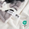 image:imageCozy Bliss Cow Print Faux Fur Throw Blanket Animal Printed Blankets Super Soft Warm Thick Fluffy Throws Home Decor for Couch Bed Sofa Women BlackampGrey Cow 50x60 InchesBlackgrey Cow