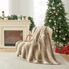 image:imageCozy Bliss Cow Print Faux Fur Throw Blanket Animal Printed Blankets Super Soft Warm Thick Fluffy Throws Home Decor for Couch Bed Sofa Women BlackampGrey Cow 50x60 InchesBrown