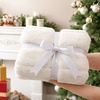 image:imageCozy Bliss Deluxe Striped Rabbit Faux Fur Throw Blanket Soft Fluffy Warm Plush Blanket for Winter Modern Homr Decor Tiedye Grey 60x80Stripe  Beige