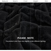 image:imageCozy Bliss Deluxe Striped Rabbit Faux Fur Throw Blanket Soft Fluffy Warm Plush Blanket for Winter Modern Homr Decor Tiedye Grey 60x80Stripe  Black
