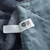 image:imageCozy Bliss Deluxe Striped Rabbit Faux Fur Throw Blanket Soft Fluffy Warm Plush Blanket for Winter Modern Homr Decor Tiedye Grey 60x80Stripe  Blue