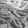 image:imageCozy Bliss Deluxe Striped Rabbit Faux Fur Throw Blanket Soft Fluffy Warm Plush Blanket for Winter Modern Homr Decor Tiedye Grey 60x80Stripe  Grey