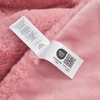 image:imageCozy Bliss Deluxe Striped Rabbit Faux Fur Throw Blanket Soft Fluffy Warm Plush Blanket for Winter Modern Homr Decor Tiedye Grey 60x80Striped  Pink