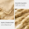 image:imageCozy Bliss Deluxe Striped Rabbit Faux Fur Throw Blanket Soft Fluffy Warm Plush Blanket for Winter Modern Homr Decor Tiedye Grey 60x80Tiedye Khaki