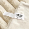 image:imageCozy Bliss Faux Fur Throw Blanket for Couch Cozy Warm Plush Striped Blanket for Sofa Bedroom Living Room 50  60 Inches Tiedye GreyBeige