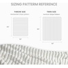 image:imageCozy Bliss Faux Fur Throw Blanket for Couch Cozy Warm Plush Striped Blanket for Sofa Bedroom Living Room 50  60 Inches Tiedye GreyCream White