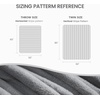 image:imageCozy Bliss Faux Fur Throw Blanket for Couch Cozy Warm Plush Striped Blanket for Sofa Bedroom Living Room 50  60 Inches Tiedye GreyGray