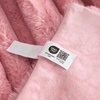 image:imageCozy Bliss Faux Fur Throw Blanket for Couch Cozy Warm Plush Striped Blanket for Sofa Bedroom Living Room 50  60 Inches Tiedye GreyHot Pink