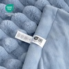 image:imageCozy Bliss Faux Fur Throw Blanket for Couch Cozy Warm Plush Striped Blanket for Sofa Bedroom Living Room 50  60 Inches Tiedye GreyLight Blue