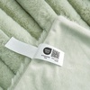 image:imageCozy Bliss Faux Fur Throw Blanket for Couch Cozy Warm Plush Striped Blanket for Sofa Bedroom Living Room 50  60 Inches Tiedye GreySage Green