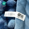 image:imageCozy Bliss Faux Fur Throw Blanket for Couch Cozy Warm Plush Striped Blanket for Sofa Bedroom Living Room 50  60 Inches Tiedye GreyTiedye Blue