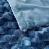 image:imageCozy Bliss Faux Fur Throw Blanket for Couch Cozy Warm Plush Striped Blanket for Sofa Bedroom Living Room 50  60 Inches Tiedye GreyTiedye Blue