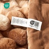 image:imageCozy Bliss Faux Fur Throw Blanket for Couch Cozy Warm Plush Striped Blanket for Sofa Bedroom Living Room 50  60 Inches Tiedye GreyTiedye Brown