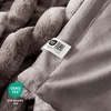 image:imageCozy Bliss Faux Fur Throw Blanket for Couch Cozy Warm Plush Striped Blanket for Sofa Bedroom Living Room 50  60 Inches Tiedye GreyTiedye Grey