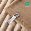 image:imageCozy Bliss Faux Fur Throw Blanket for Couch Cozy Warm Plush Striped Blanket for Sofa Bedroom Living Room 50  60 Inches Tiedye GreyTiedye Khaki