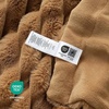 image:imageCozy Bliss Faux Fur Throw Blanket for Couch Cozy Warm Plush Striped Blanket for Sofa Bedroom Living Room 50  60 Inches Tiedye GreyToasty Brown