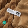 image:imageCozy Bliss Faux Fur Throw Blanket for Couch Cozy Warm Plush Striped Blanket for Sofa Bedroom Living Room 50  60 Inches Tiedye GreyToasty Brown