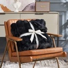 image:imageCozy Bliss Faux Fur Throw Blanket for Couch Fuzzy Soft Plush Thick Bubble Blanket for Sofa Bedroom Living Room 50  60 Inches BeigeBlack