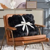 image:imageCozy Bliss Faux Fur Throw Blanket for Couch Fuzzy Soft Plush Thick Bubble Blanket for Sofa Bedroom Living Room 50  60 Inches BeigeBlack