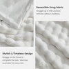 image:imageCozy Bliss Faux Fur Throw Blanket for Couch Fuzzy Soft Plush Thick Bubble Blanket for Sofa Bedroom Living Room 50  60 Inches BeigeCream White