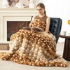 image:imageCozy Bliss Faux Fur Throw Blanket for Couch Fuzzy Soft Plush Thick Bubble Blanket for Sofa Bedroom Living Room 50  60 Inches BeigeDeer