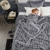 image:imageCozy Bliss Faux Fur Throw Blanket for Couch Fuzzy Soft Plush Thick Bubble Blanket for Sofa Bedroom Living Room 50  60 Inches BeigeGrey
