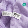 image:imageCozy Bliss Faux Fur Throw Blanket for Couch Fuzzy Soft Plush Thick Bubble Blanket for Sofa Bedroom Living Room 50  60 Inches BeigeLavender Purple