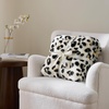 image:imageCozy Bliss Faux Fur Throw Blanket for Couch Fuzzy Soft Plush Thick Bubble Blanket for Sofa Bedroom Living Room 50  60 Inches BeigeLeopard
