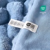 image:imageCozy Bliss Faux Fur Throw Blanket for Couch Fuzzy Soft Plush Thick Bubble Blanket for Sofa Bedroom Living Room 50  60 Inches BeigeMisty Blue