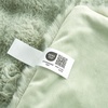 image:imageCozy Bliss Faux Fur Throw Blanket for Couch Fuzzy Soft Plush Thick Bubble Blanket for Sofa Bedroom Living Room 50  60 Inches BeigeSage Green