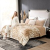 image:imageCozy Bliss Faux Fur Throw Blanket for Couch Fuzzy Soft Plush Thick Bubble Blanket for Sofa Bedroom Living Room 50  60 Inches BeigeTiedye Beige