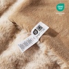 image:imageCozy Bliss Faux Fur Throw Blanket for Couch Fuzzy Soft Plush Thick Bubble Blanket for Sofa Bedroom Living Room 50  60 Inches BeigeTiedye Beige