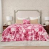 image:imageCozy Bliss Faux Fur Throw Blanket for Couch Fuzzy Soft Plush Thick Bubble Blanket for Sofa Bedroom Living Room 50  60 Inches BeigeTiedye Pink