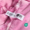 image:imageCozy Bliss Faux Fur Throw Blanket for Couch Fuzzy Soft Plush Thick Bubble Blanket for Sofa Bedroom Living Room 50  60 Inches BeigeTiedye Pink