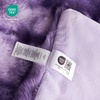 image:imageCozy Bliss Faux Fur Throw Blanket for Couch Fuzzy Soft Plush Thick Bubble Blanket for Sofa Bedroom Living Room 50  60 Inches BeigeTiedye Purple