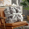 image:imageCozy Bliss Faux Fur Throw Blanket for Couch Fuzzy Soft Plush Thick Bubble Blanket for Sofa Bedroom Living Room 50  60 Inches BeigeTiedye Taupe