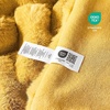 image:imageCozy Bliss Faux Fur Throw Blanket for Couch Fuzzy Soft Plush Thick Bubble Blanket for Sofa Bedroom Living Room 50  60 Inches BeigeYellow