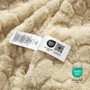 image:imageCozy Bliss Faux Fur Throw Blanket for Couch Fuzzy Soft Plush Thick Warm Fluffy Reversible Wave Textured Blanket for Sofa Bedroom Living Room 55  70 Inches Cream WhiteKhaki