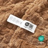 image:imageCozy Bliss Faux Fur Throw Blanket for Couch Fuzzy Soft Plush Thick Warm Fluffy Reversible Wave Textured Blanket for Sofa Bedroom Living Room 55  70 Inches Cream WhiteBrown