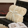 image:imageCozy Bliss Fluffy Faux Fur Throw Blanket for CouchWarm Cozy Soft Cream White Throw Blankets for Sofa Bed Living Room50x60 InchesBeige