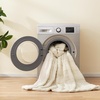 image:imageCozy Bliss Fluffy Faux Fur Throw Blanket for CouchWarm Cozy Soft Cream White Throw Blankets for Sofa Bed Living Room50x60 InchesCream White