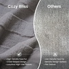 image:imageCozy Bliss Fluffy Faux Fur Throw Blanket for CouchWarm Cozy Soft Cream White Throw Blankets for Sofa Bed Living Room50x60 InchesGrey