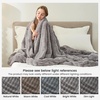 image:imageCozy Bliss Fluffy Faux Fur Throw Blanket for CouchWarm Cozy Soft Cream White Throw Blankets for Sofa Bed Living Room50x60 InchesGrey