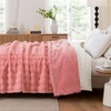 image:imageCozy Bliss Fluffy Faux Fur Throw Blanket for CouchWarm Cozy Soft Cream White Throw Blankets for Sofa Bed Living Room50x60 InchesHot Pink