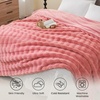 image:imageCozy Bliss Fluffy Faux Fur Throw Blanket for CouchWarm Cozy Soft Cream White Throw Blankets for Sofa Bed Living Room50x60 InchesHot Pink