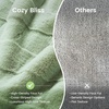 image:imageCozy Bliss Fluffy Faux Fur Throw Blanket for CouchWarm Cozy Soft Cream White Throw Blankets for Sofa Bed Living Room50x60 InchesSage Green