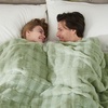 image:imageCozy Bliss Fluffy Faux Fur Throw Blanket for CouchWarm Cozy Soft Cream White Throw Blankets for Sofa Bed Living Room50x60 InchesSage Green