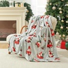 image:imageCozy Bliss Gnome Patriotic Throw Blanket  Ultra Soft MilkyPlush Fleece Blanket for Couch Sofa amp Bed Americana Home Decor Lightweight Cozy Blanket for All Seasons Blue 50x60Gnome in Truck
