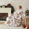 image:imageCozy Bliss Gnome Patriotic Throw Blanket  Ultra Soft MilkyPlush Fleece Blanket for Couch Sofa amp Bed Americana Home Decor Lightweight Cozy Blanket for All Seasons Blue 50x60Gnome in Truck